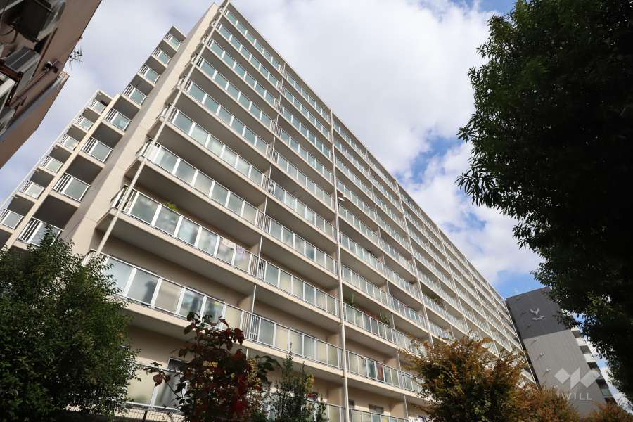 関目グリーンハイツの外観（B棟）（南西側から）