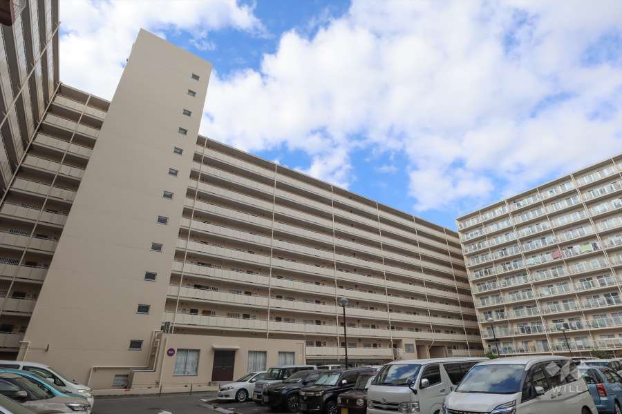 関目グリーンハイツの外観（C棟）（東側から）
