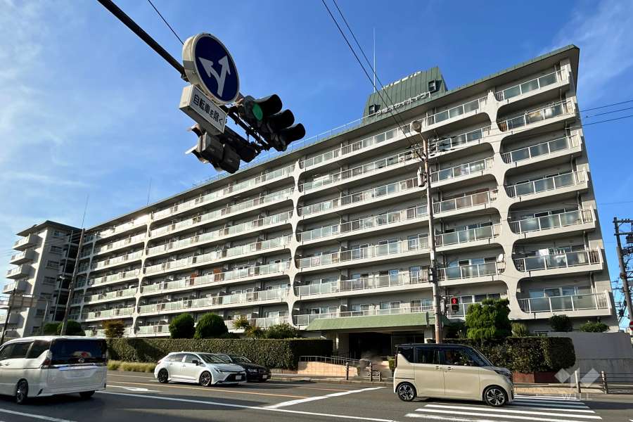 今福スカイハイツの外観（南東側から）