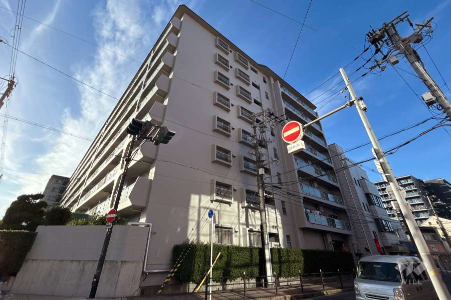 今福スカイハイツの外観（南東側から）