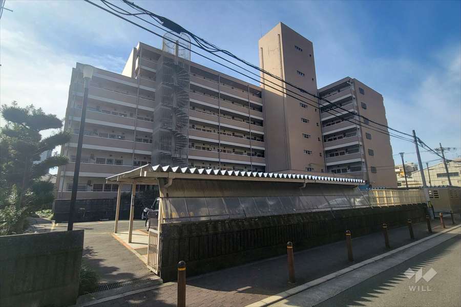 今福西コーポの外観(北東側から)