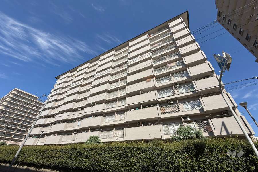 深江橋第2コーポの外観（南東側から）　　
