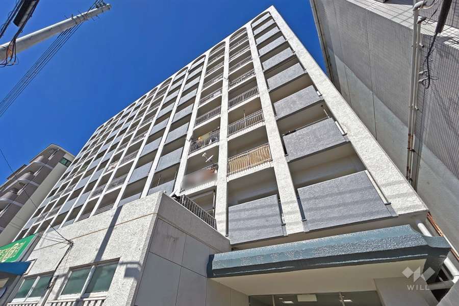 野江センチュリーマンションの外観（南東側から）