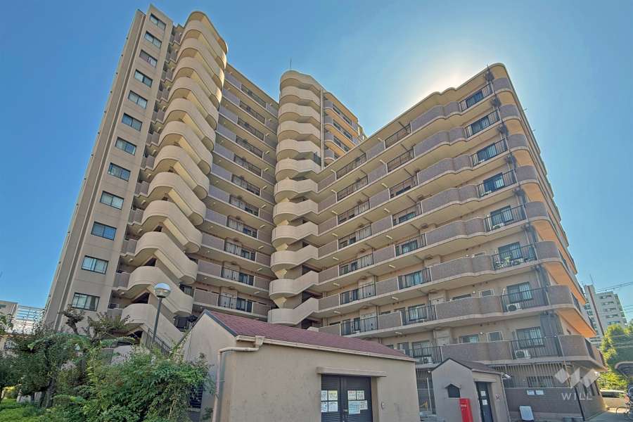 今福グリーンマンションの外観（北西側から）