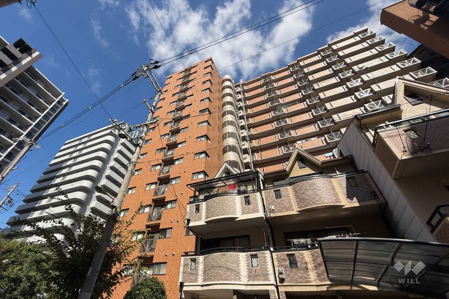 ライオンズマンション野江の外観（南側から）