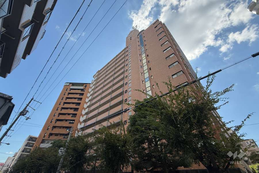 ライオンズマンション野江の外観（北西側から）