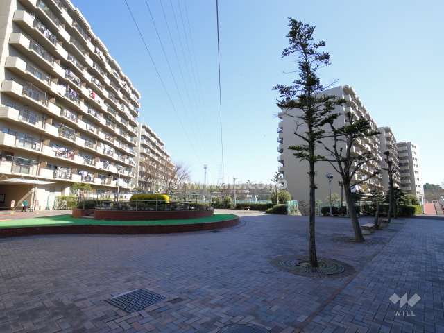 建物南側にある広場