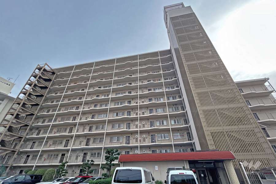 ハイム関目の外観（北側から）