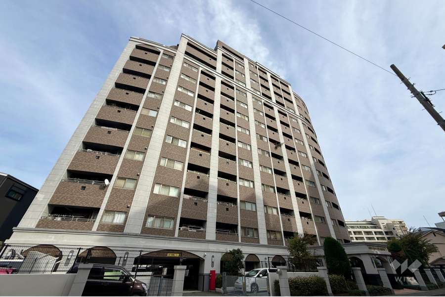 セレッソコート城東アクアヴェールの外観（西側から）