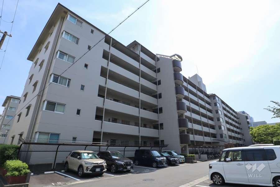 京橋南コーポ2号棟の外観（北東側から）