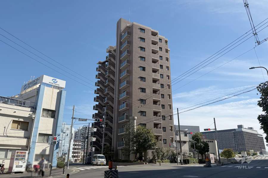大阪城グリーンマンションの外観(北西側から)