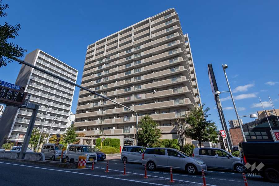 ローレルコート関目の外観（南西側から）