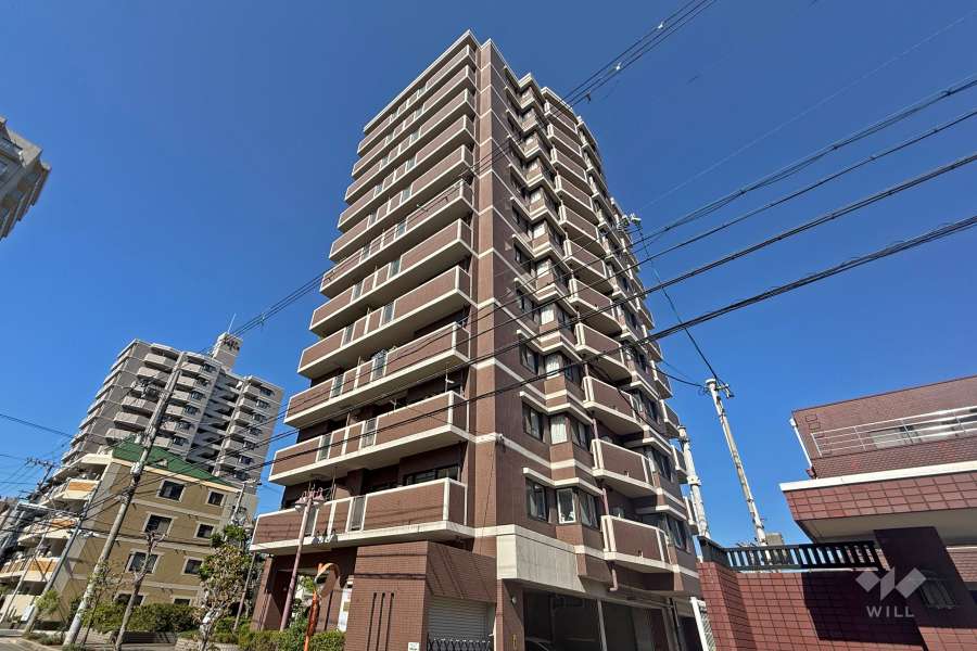 ハイネス今福東公園壱番館の外観（南東側から）