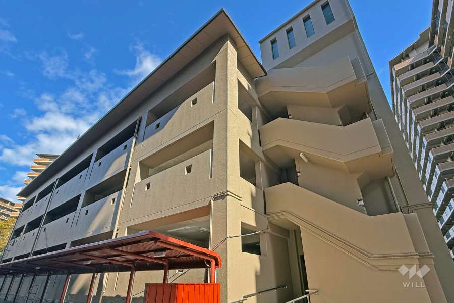 四季彩館いちょう館A棟の外観（北東側から）