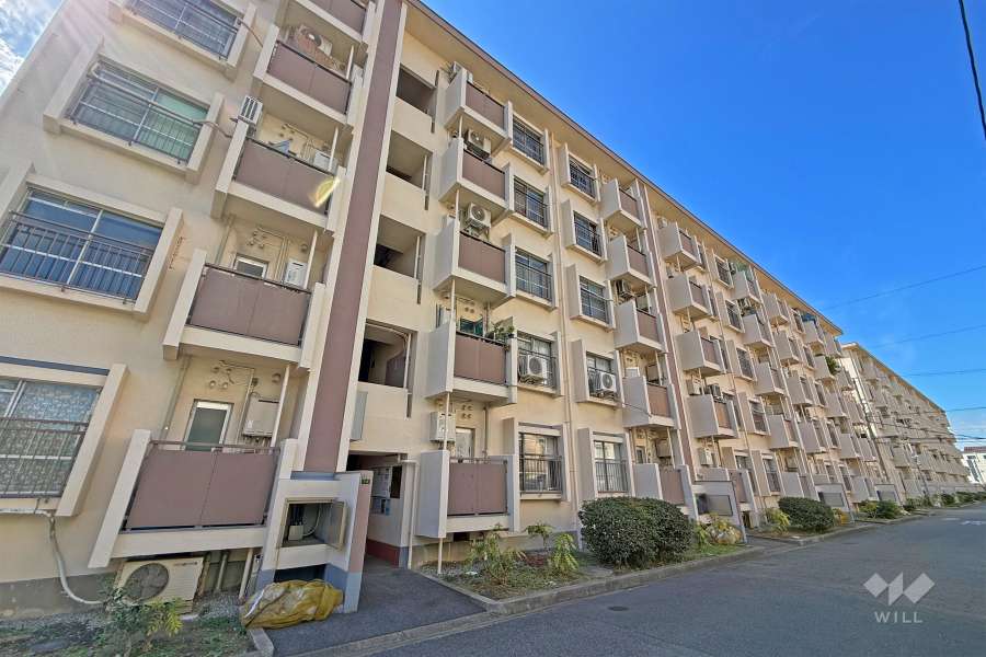 深江橋コーポC号棟の外観（北東側から）