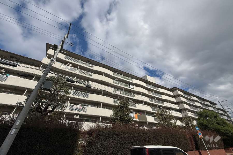 京橋南コーポ1号棟の外観（南西側から）