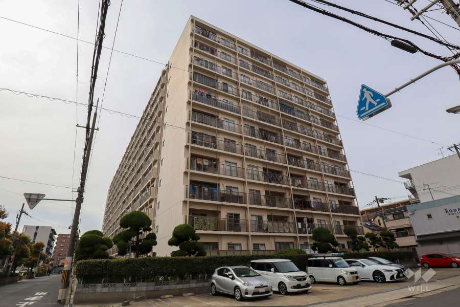 京橋コーポの外観（南東側から）