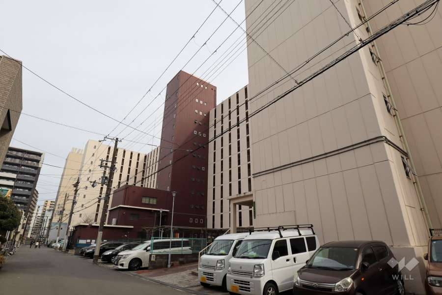 京橋コーポの外観（北西側から）