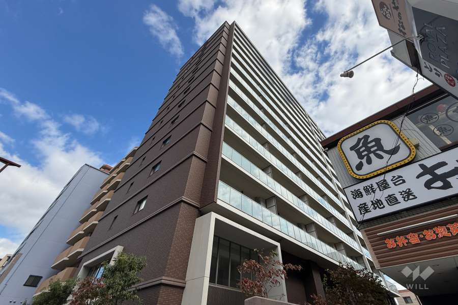 ポレスター城東深江橋の外観（南西側から）
