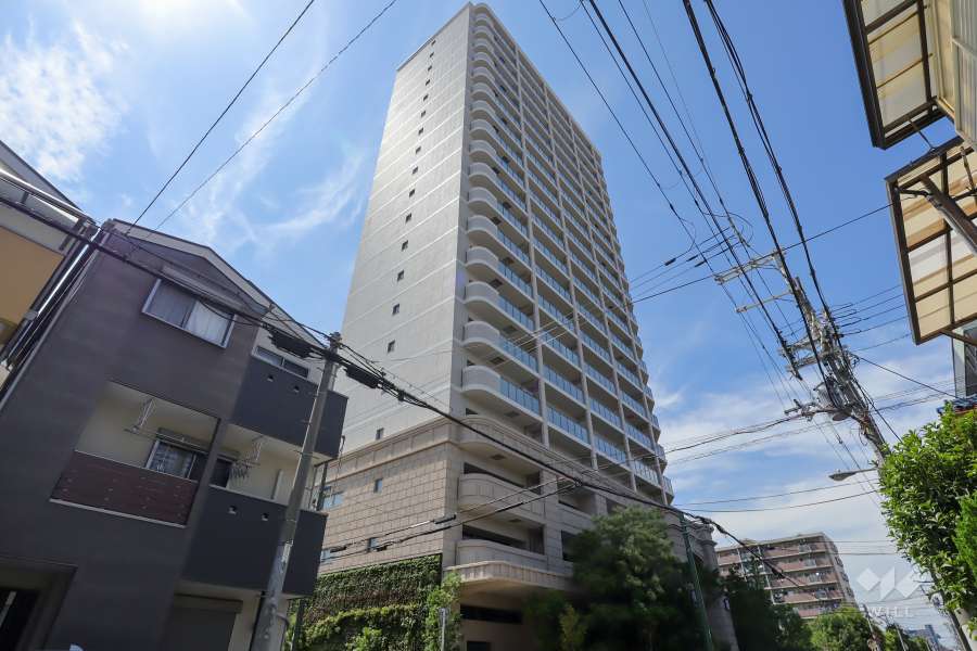 リバーガーデン城東古市の外観（南東側から）