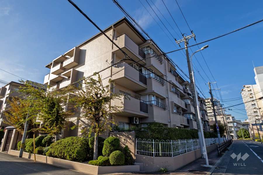 古市南コーポ2号棟の外観（南東側から）
