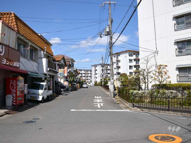 敷地東側の前面道路