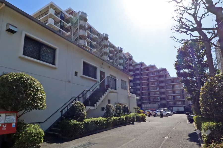 ガーデンプラザ柴又弐番館の外観（北側から）