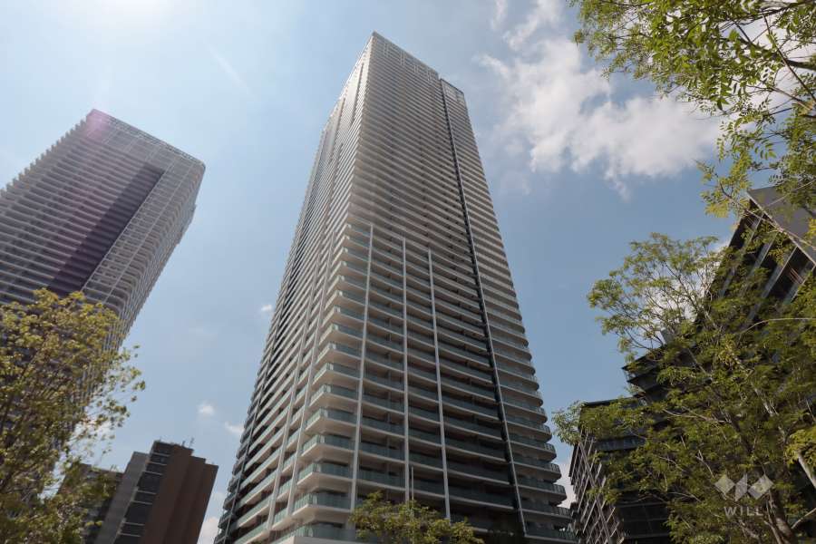 晴海フラッグサンビレッジT棟外観写真(南西側から)