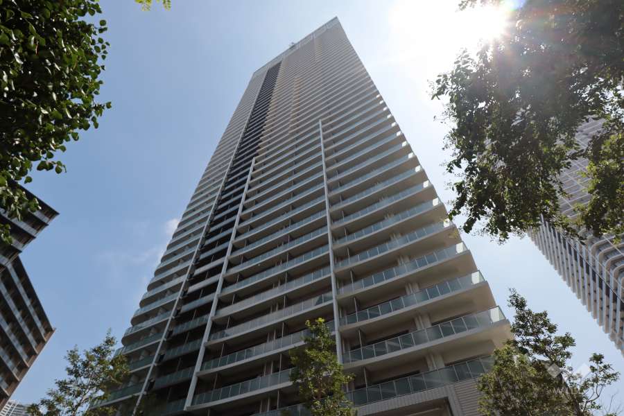 晴海フラッグサンビレッジT棟外観写真(南西側から)