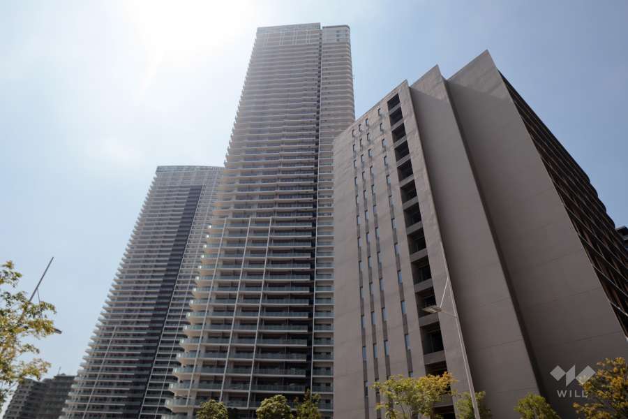 晴海フラッグサンビレッジT棟外観写真(北東側から)