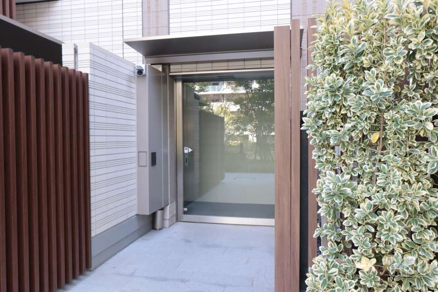 駐輪場の出入り口