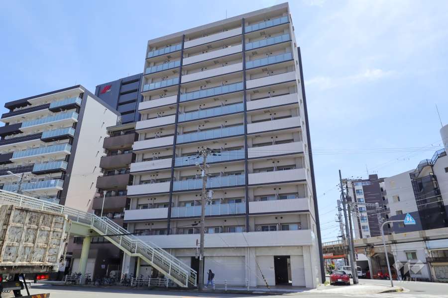 リヴィアス難波ルノンの外観（北東側から）
