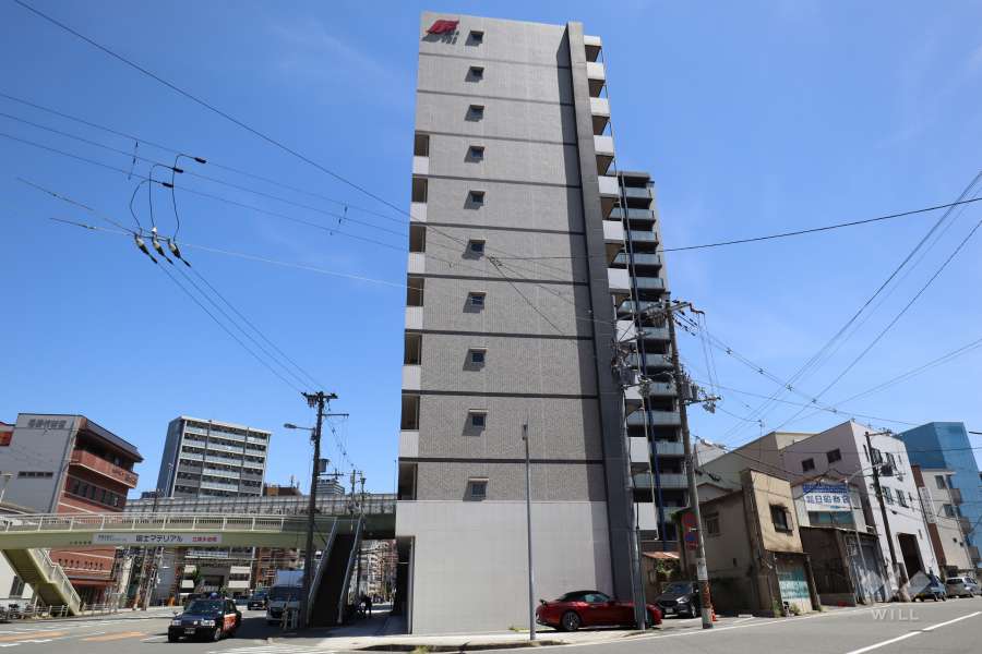 リヴィアス難波ルノンの外観（東側から）