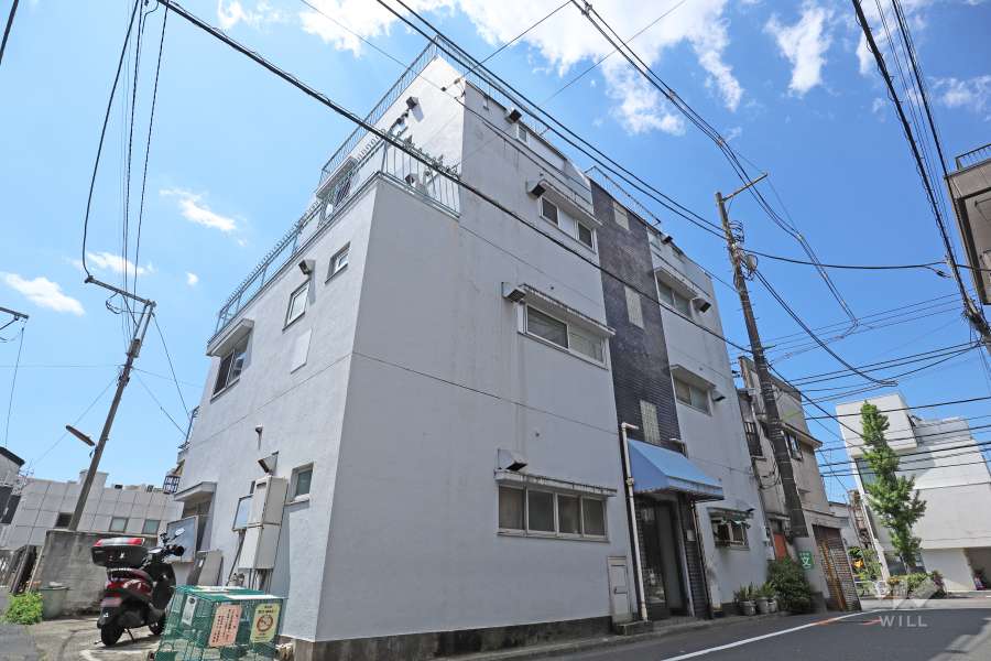駒沢パークサイドマンションの外観（北東側から）