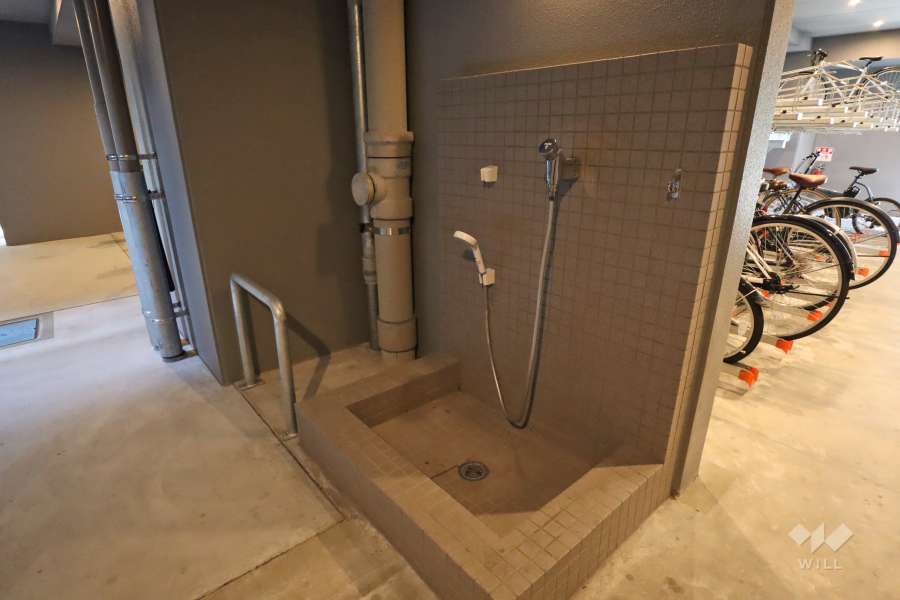 ペットの足洗い場