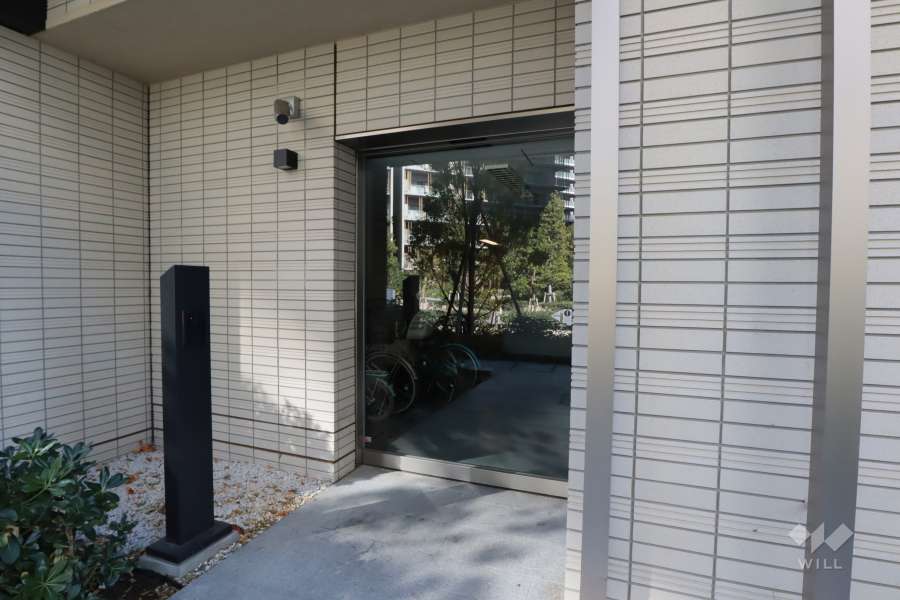 駐輪場の出入り口