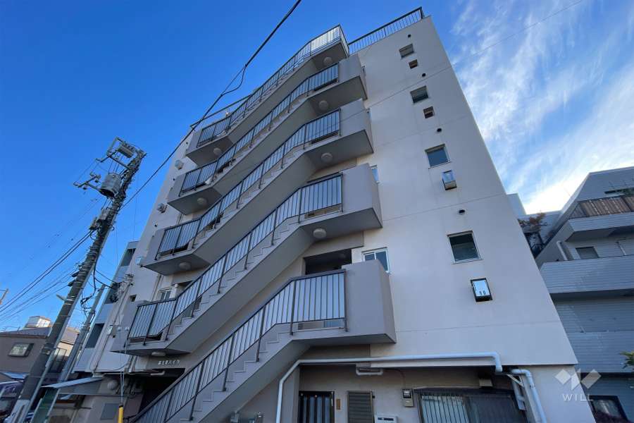 中野富士見ハイツの外観（南西側から）