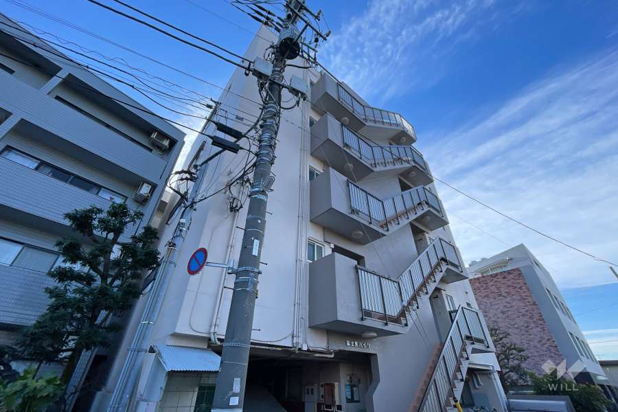 中野富士見ハイツの外観（北西側から）