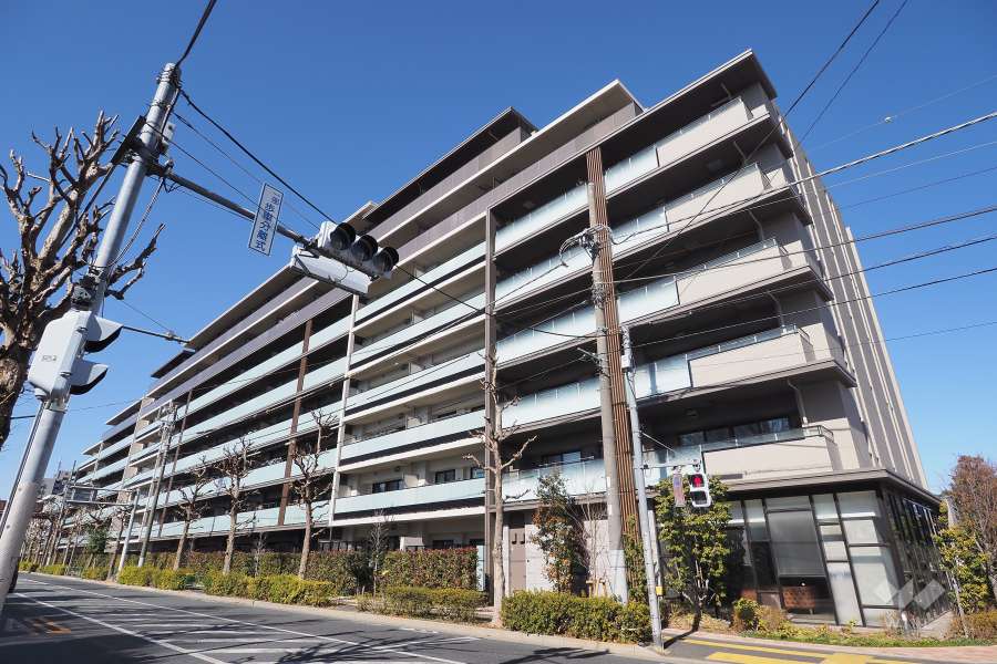 リーフィアレジデンス杉並井草森公園の外観（東南側から）