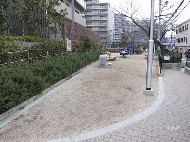 敷地に隣接する公園