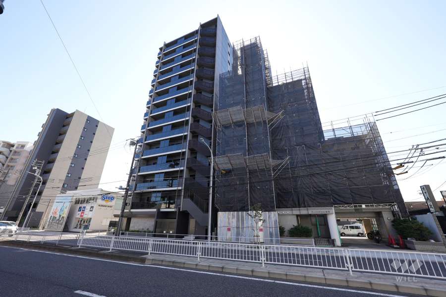 オープンレジデンシア瑞穂公園前の外観（北西方向から）