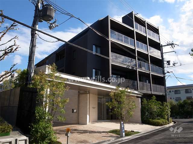 シティハウス北千里シーズンヒルズの外観（北西側から）