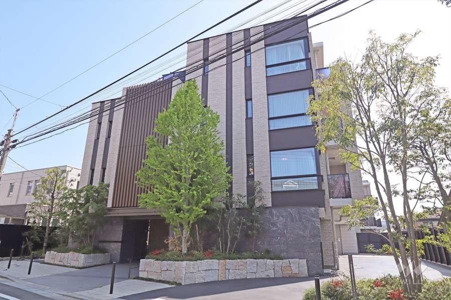 プレミスト世田谷梅丘の外観(北西側から)