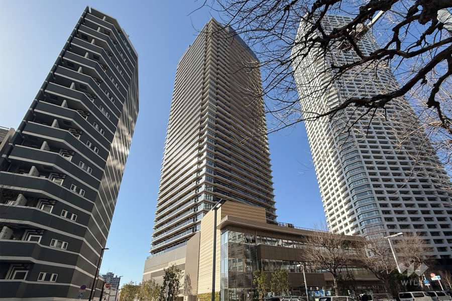 パークタワー西新宿の外観（南東側から）