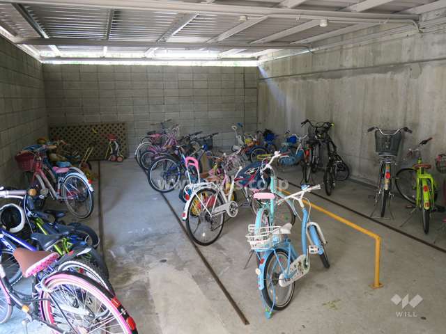 子供用自転車置場