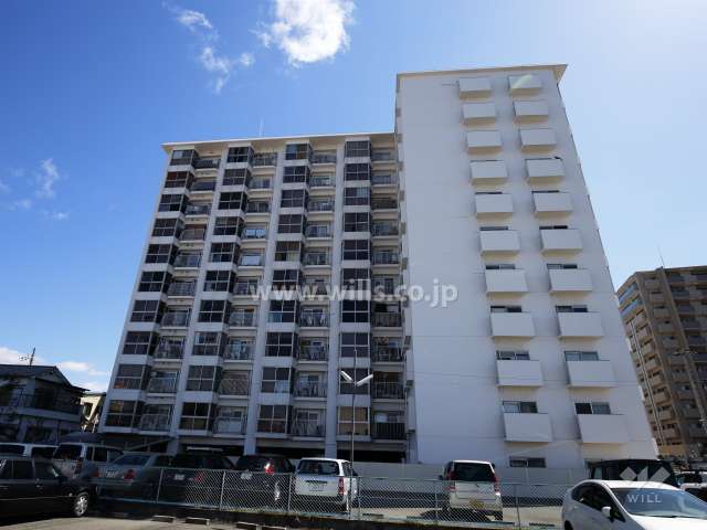 ホワイトハウス穂積の外観（西側から）