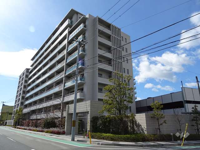 プラウド西宮　浜松原の外観（北東側から）