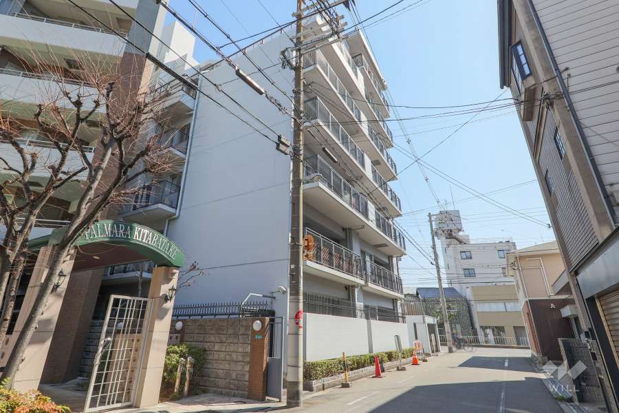 スワローハイツ北畠の外観（南西側から）