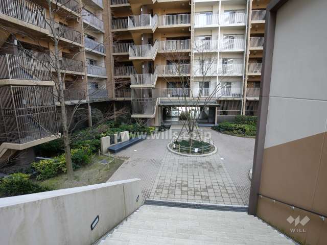 A棟北側の広場