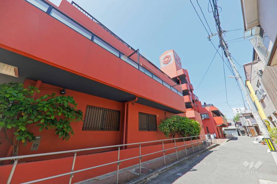 ノバ阿倍野2番館の外観（北東側から）